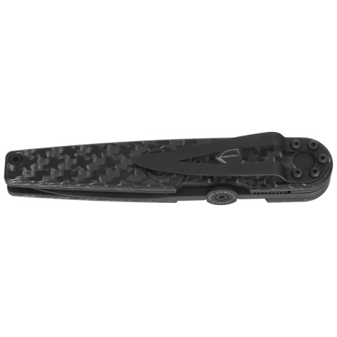 Nóż składany Extrema Ratio LKU01 Tenebra Carbon Fiber, Black DLC M390 by Danilo Rossi (04.1000.0243/M3/DLC-CC-BK) Extrema Ratio