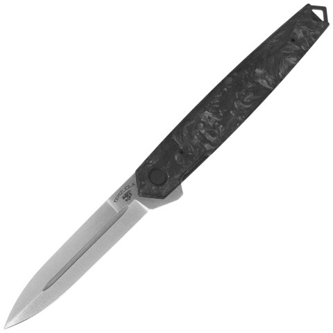 Nóż składany Fox Pacifico Dark Matter Fat Carbon, Satin MagnaCut by Bob Terzuola (FX-ATC-OG02 MCF) FOX