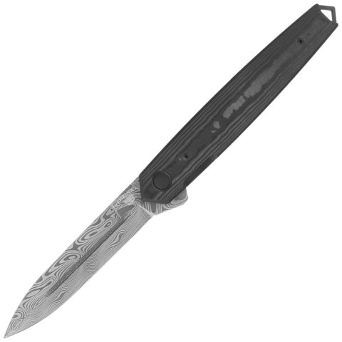 Nóż składany Fox Pacifico LE No 181/300 Black Camo Fat Carbon, Damasteel Thor by Bob Terzuola (FX-ATC-OG02 DCF) FOX