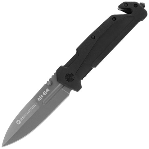 Nóż składany K25 AH-64 Black Rubber, Titanium 3Cr13MoV (18871) K25 by Martinez Albainox