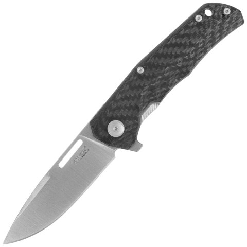 Nóż składany LionSteel Q4ttro Carbon Fiber/Titanium, Satin MagnaCut by Molletta (Q4 CF) LionSteel