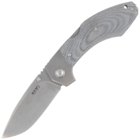 Nóż skladany MKM Hero Denim Canvas Micarta, Stonewashed M390 by Tommaso Rumici (MK HR-DCT) MKM - Maniago Knife Makers