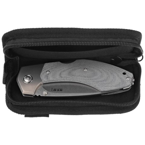 Nóż skladany MKM Hero Denim Canvas Micarta, Stonewashed M390 by Tommaso Rumici (MK HR-DCT) MKM - Maniago Knife Makers