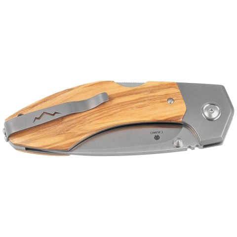 Nóż składany MKM Hero Olive Wood, Satin M390 by Tommaso Rumici (MK HR-OT) MKM - Maniago Knife Makers