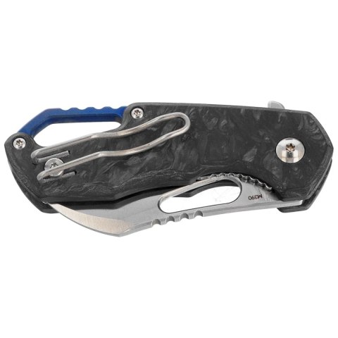 Nóż składany MKM Isonzo Hawkbill Marble Carbon Fiber, Satin M390 by Jesper Voxnæs (MK FX03M-1CM) MKM - Maniago Knife Makers