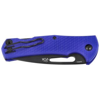 Nóż składany MKM Lov Blue FRN, Black Top Shield N690 by Jesper Voxnæs (MK LV-PBL) MKM - Maniago Knife Makers