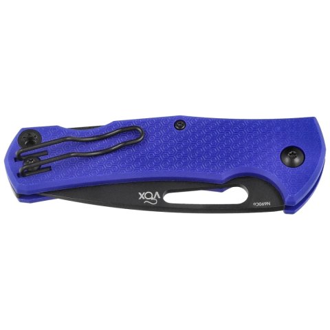 Nóż składany MKM Lov Blue FRN, Black Top Shield N690 by Jesper Voxnæs (MK LV-PBL) MKM - Maniago Knife Makers