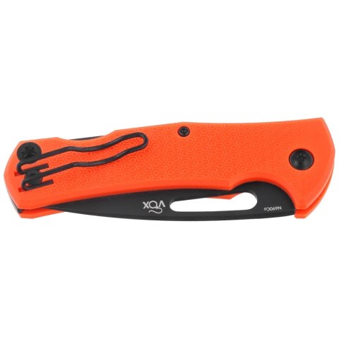 Nóż składany MKM Lov Orange FRN, Black Top Shield N690 by Jesper Voxnæs (MK LV-POR) MKM - Maniago Knife Makers