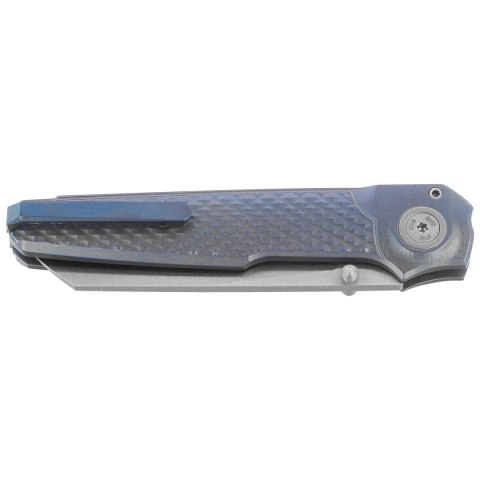 Nóż składany MKM Miura Blue Titanium, Satin M390 by Simone Tonolli (MK MI-TBL) MKM - Maniago Knife Makers