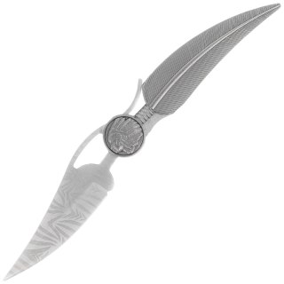 Nóż składany Martinez Albainox Apache Feather Gray Zamak, Laser Ornated 3Cr13Mov (10581) Martinez Albainox