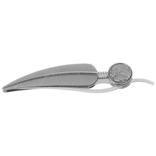 Nóż składany Martinez Albainox Apache Feather Gray Zamak, Laser Ornated 3Cr13Mov (10581) Martinez Albainox