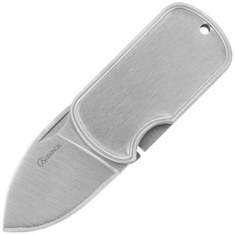 Nóż składany Martinez Albainox Dog Tag Satin Steel, Satin 3Cr13Mov (18654) Martinez Albainox
