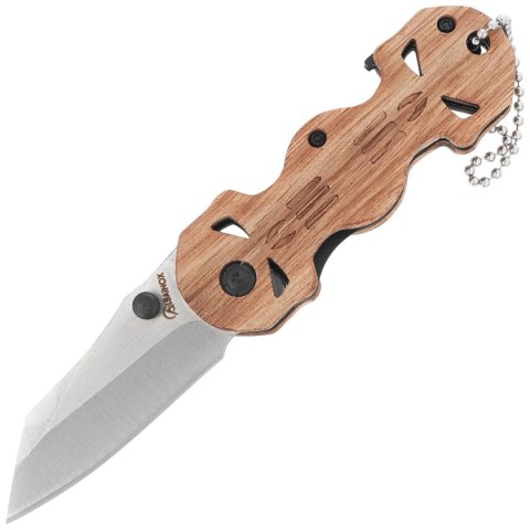 Nóż składany Martinez Albainox Skull Wood, Satin 3Cr13Mov (18549) Martinez Albainox
