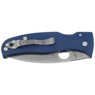 Nóż składany Spyderco Bodacious Cobalt Blue G10, Satin CPM SPY27 by Sal Glesser (C263GPCBL) Spyderco Inc.
