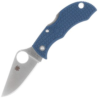 Nóż składany Spyderco Manbug Cobalt Blue FRN, Satin CPM SPY27 by Sal Glesser (MPCBL) Spyderco Inc.