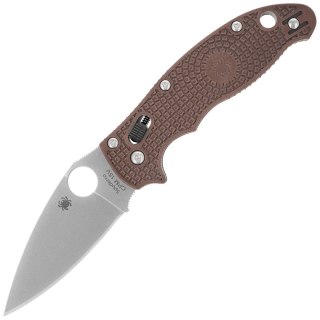 Nóż składany Spyderco Manix 2 Lightweight Sprint Run Brown FRCP, Stonewashed CPM 15V by Eric Glesser (C101PBN15V2) Spyderco Inc.