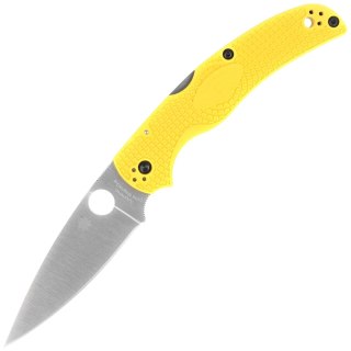 Nóż składany Spyderco Native Chief 2 Lightweight Salt Yellow FRN, Satin MagnaCut by Sal Glesser (C244PYL) Spyderco Inc.