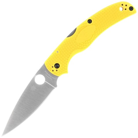 Nóż składany Spyderco Native Chief 2 Lightweight Salt Yellow FRN, Satin MagnaCut by Sal Glesser (C244PYL) Spyderco Inc.