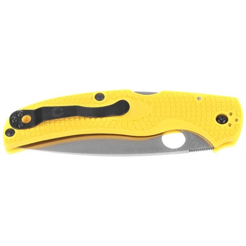 Nóż składany Spyderco Native Chief 2 Lightweight Salt Yellow FRN, Satin MagnaCut by Sal Glesser (C244PYL) Spyderco Inc.