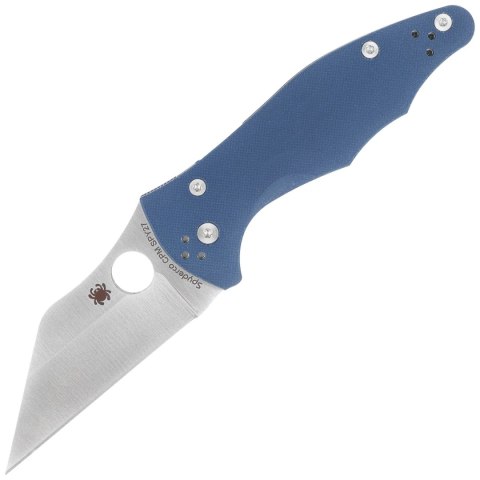 Nóż składany Spyderco Yojimbo 2 Cobalt Blue G10, Satin CPM SPY27 by Michael Janich (C85GPCBL2) Spyderco Inc.