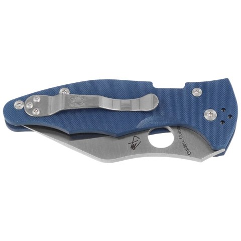 Nóż składany Spyderco Yojimbo 2 Cobalt Blue G10, Satin CPM SPY27 by Michael Janich (C85GPCBL2) Spyderco Inc.