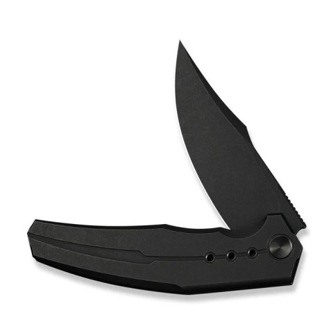 Nóż składany WeKnife Kyklos Black Titanium, Black Stonewashed M390 (WE23086-1) WE Knife