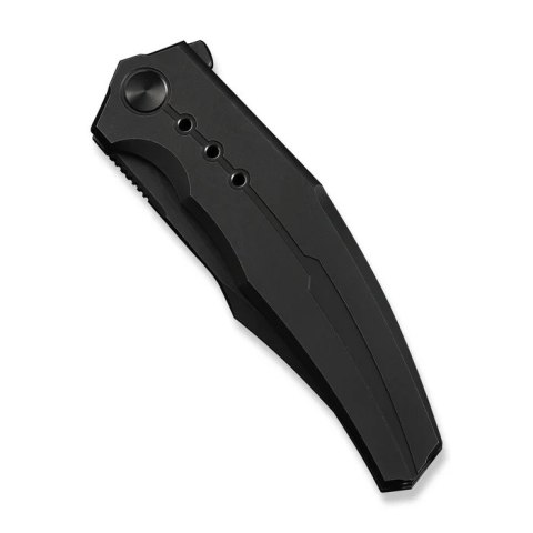 Nóż składany WeKnife Kyklos Black Titanium, Black Stonewashed M390 (WE23086-1) WE Knife