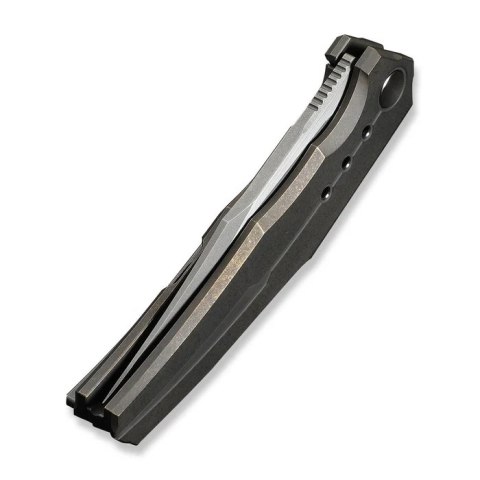 Nóż składany WeKnife Kyklos Bronze Titanium, Gray Stonewashed/Satin M390 (WE23086-2) WE Knife