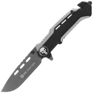 Nóż składany ratowniczy K25 RK-18765GR2026 Grey/Black Aluminium, Titanium/Brushed 7Cr17Mov K25 by Martinez Albainox