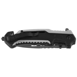 Nóż składany ratowniczy K25 RK-18765GR2026 Grey/Black Aluminium, Titanium/Brushed 7Cr17Mov K25 by Martinez Albainox
