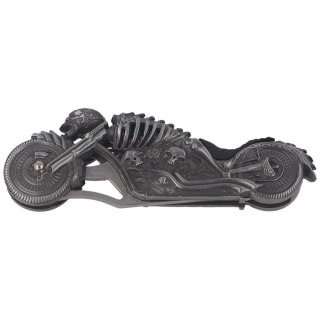 Nóż składany z latarką Martinez Albainox Moto Skeleton Gray Zamak, Laser Ornament 3Cr13Mov (18063) Martinez Albainox