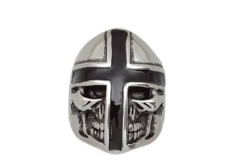 Pierścień Tole 10 Imperial Skull Cross Helmet Ring Ø20 (16251-20) Tole10 Imperial by Martinez Albainox