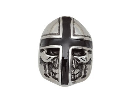 Pierścień Tole 10 Imperial Skull Cross Helmet Ring Ø21 (16251-21) Tole10 Imperial by Martinez Albainox