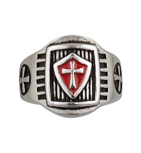 Pierścień Tole 10 Imperial Templar Shield Ring Ø21 (09981-21) Tole10 Imperial by Martinez Albainox