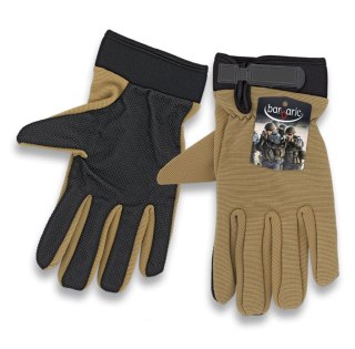 Rękawiczki Barbaric Velcro/Anti-Slip Adjustment Coyote Polyester (30594-CO) Barbaric by Martinez Albainox