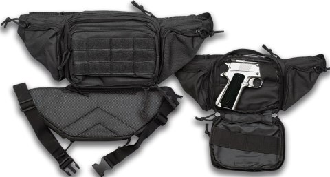 Saszetka na broń Barbaric Fanny Pack Black Nylon 600D (34984) Barbaric by Martinez Albainox
