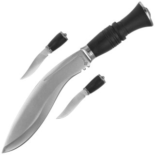 Zestaw noży Martinez Albainox Gurka 3 szt. Black ABS, Satin 3Cr13Mov (31478) Martinez Albainox