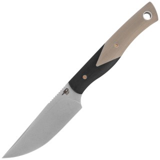 Nóż Bestech Heidi Blacksmith #1 Black / Beige G10, Satin D2 by Heidi (BFK01B) Bestech Knives