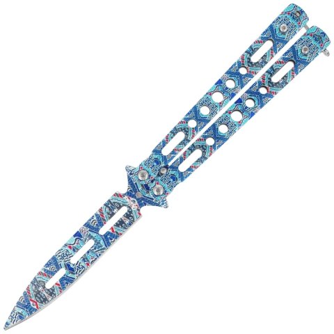 Nóż motylek Martinez Albainox Balisong 3D Design Steel, 3D Design 3Cr13Mov (02274) Martinez Albainox