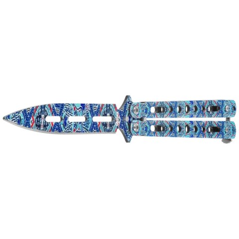 Nóż motylek Martinez Albainox Balisong 3D Design Steel, 3D Design 3Cr13Mov (02274) Martinez Albainox