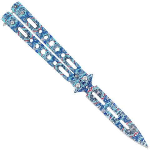 Nóż motylek Martinez Albainox Balisong 3D Design Steel, 3D Design 3Cr13Mov (02274) Martinez Albainox