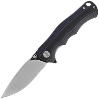 Nóż składany Bestech Bobcat Black / Blue G10, Black Stonewashed / Satin D2 (BG22D-2) Bestech Knives