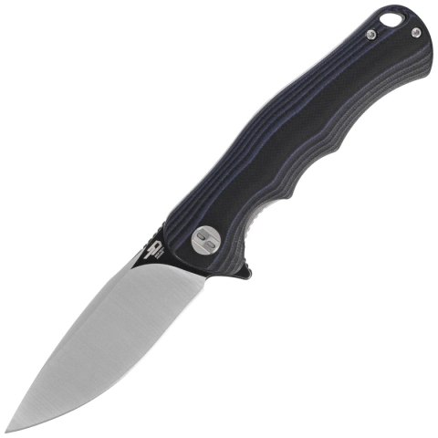 Nóż składany Bestech Bobcat Black / Blue G10, Black Stonewashed / Satin D2 (BG22D-2) Bestech Knives