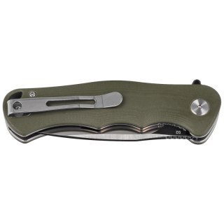 Nóż składany Bestech Bobcat Green G10, Black Stonewashed / Satin D2 (BG22B-2) Bestech Knives