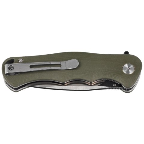 Nóż składany Bestech Bobcat Green G10, Black Stonewashed / Satin D2 (BG22B-2) Bestech Knives