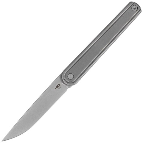 Nóż składany Bestech Ink Silver Titanium, Sandblasted / Stonewashed MagnaCut by Denis Simonutti (BT2502A) Bestech Knives