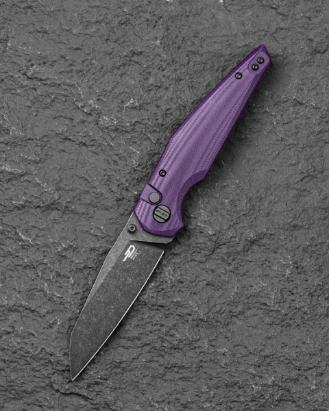 Nóż składany Bestech Snakebird Purple G10, Stonewashed / Black PVD 14C28N (BG58E) Bestech Knives