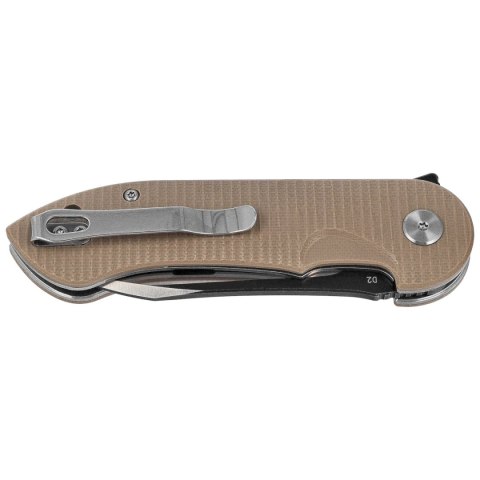 Nóż składany Bestech Torpedo Beige G10, Black Stonewashed / Satin D2 (BG17B-2) Bestech Knives
