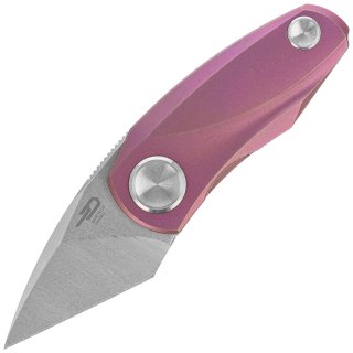 Nóż składany Bestech Tulip Frame Lock Purple Titanium, Stonewashed / Satin M390 by Ostap Hel (BT1913C) Bestech Knives