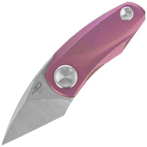 Nóż składany Bestech Tulip Frame Lock Purple Titanium, Stonewashed / Satin M390 by Ostap Hel (BT1913C) Bestech Knives